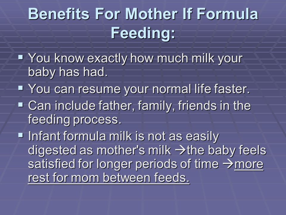 advantages of bottle feeding