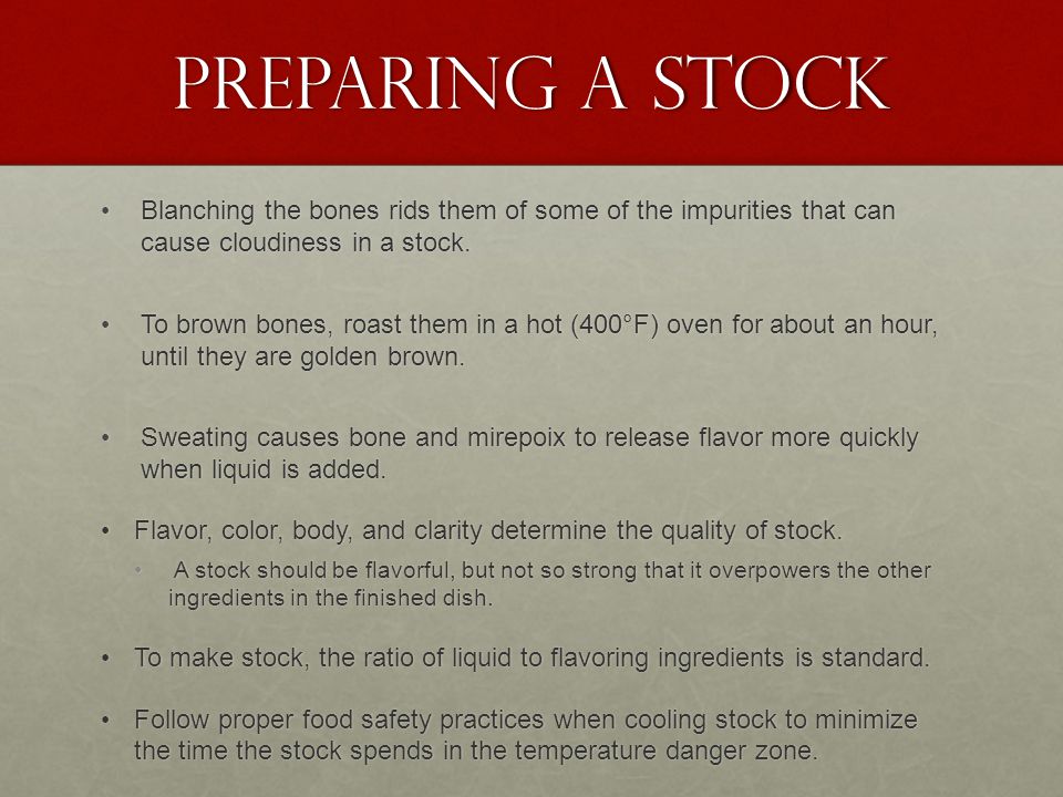 Stocks Sauces And Soups Ppt Video Online Download