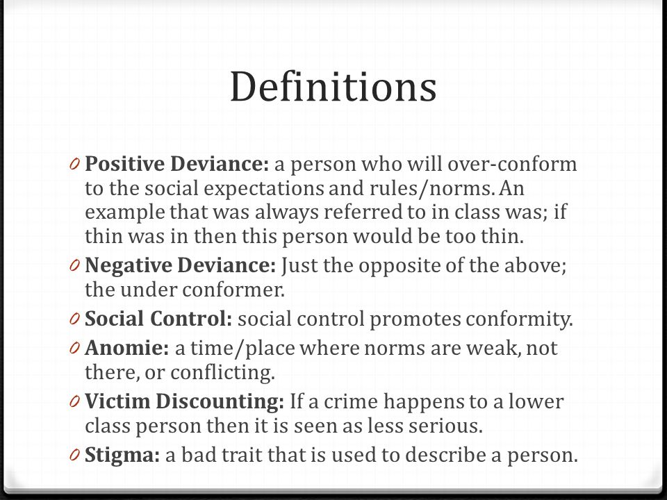 positive deviance definition