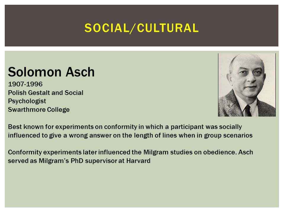 solomon asch psychology