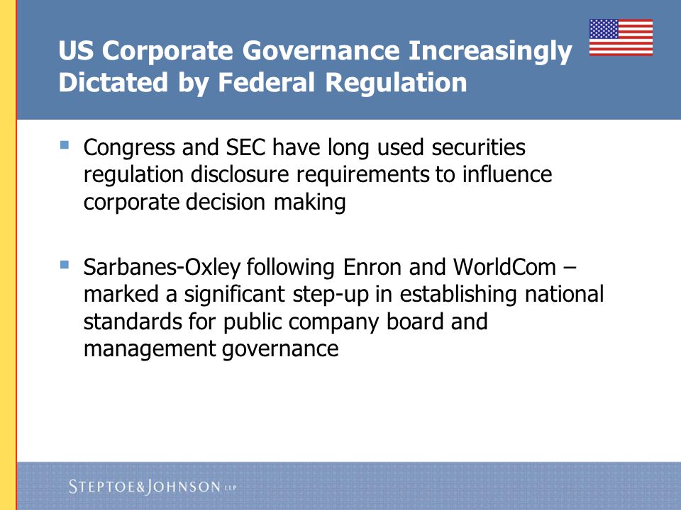 Corporate Governance - US