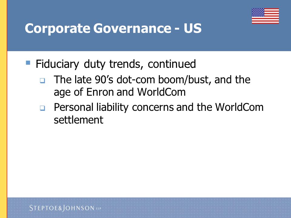 Corporate Governance - US