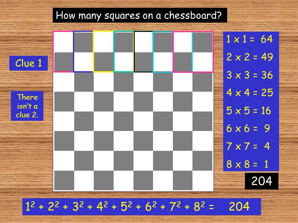 How many squares on a chessboard? - ppt download