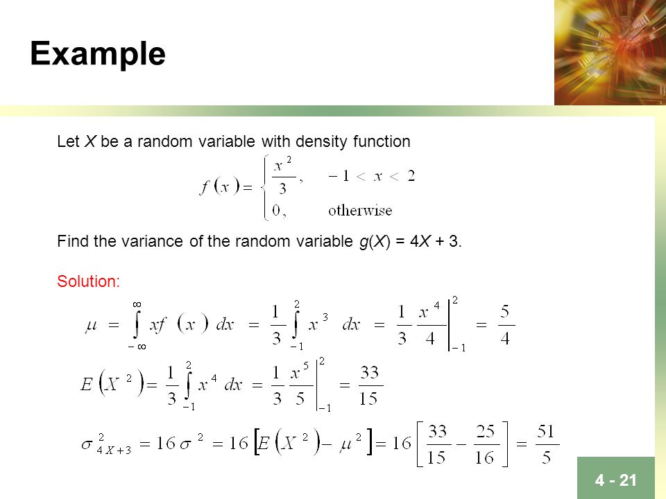 Solved 2. Expected value and variance of a discrete random