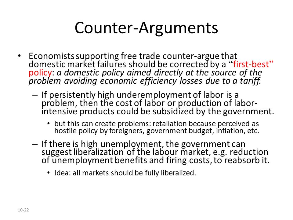 Counter-Arguments