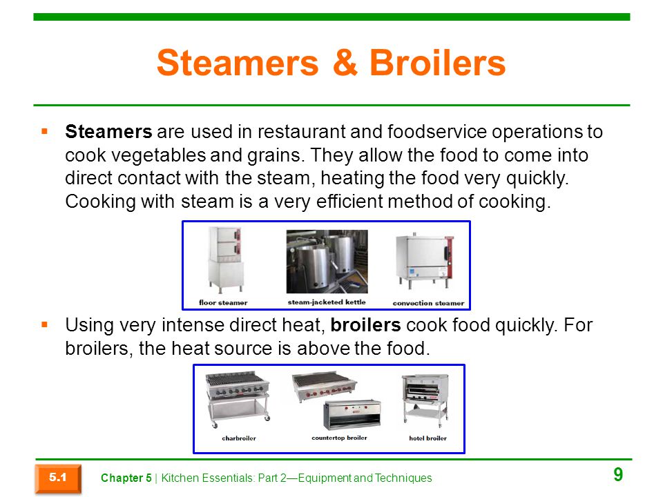 Steamers & Broilers
