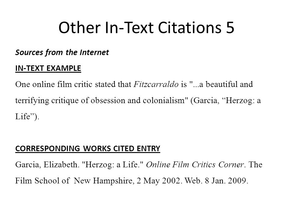 In Text Citation Example Internet Citing Internet Sources Without Author Date Or Title According To The Apa Style