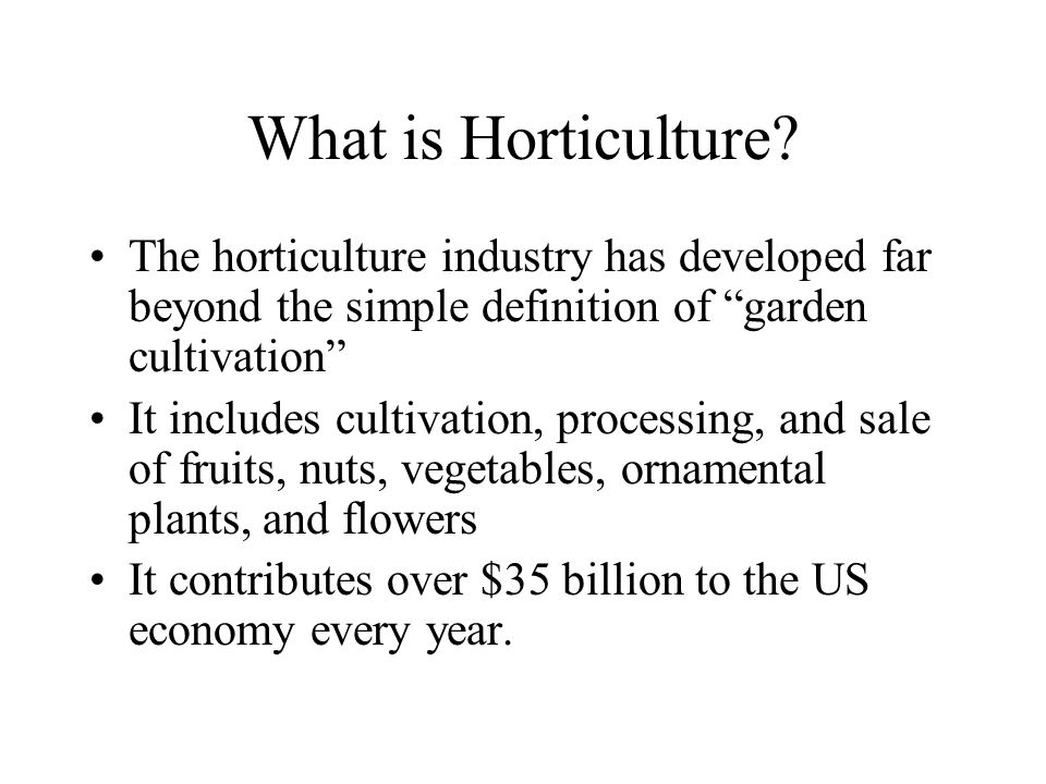Definición de fruta en horticultura