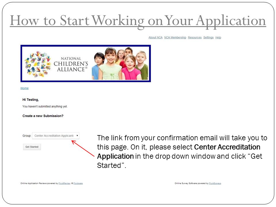 How to Start Working on Your Application