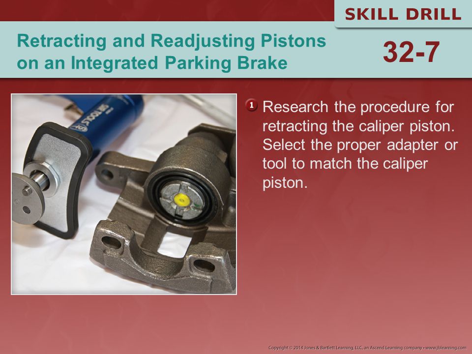How to Retract Caliper Piston With Integrated Parking Brake