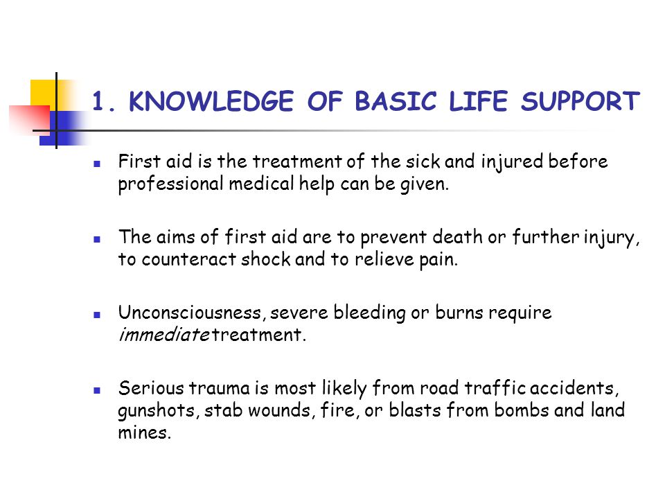 Basic First Aid Training - ppt video online download