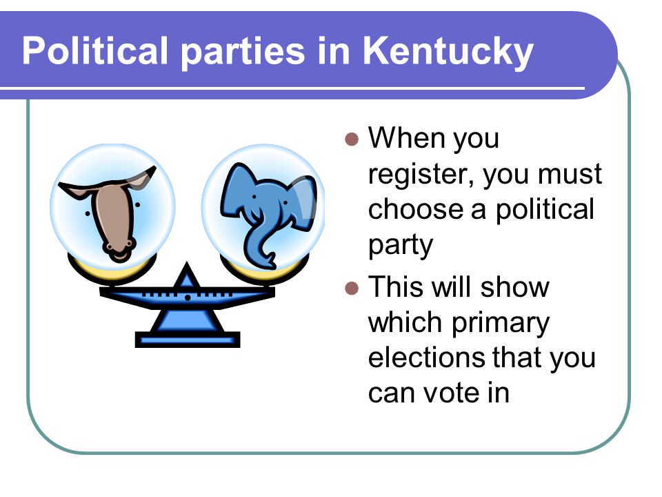 Political parties in Kentucky