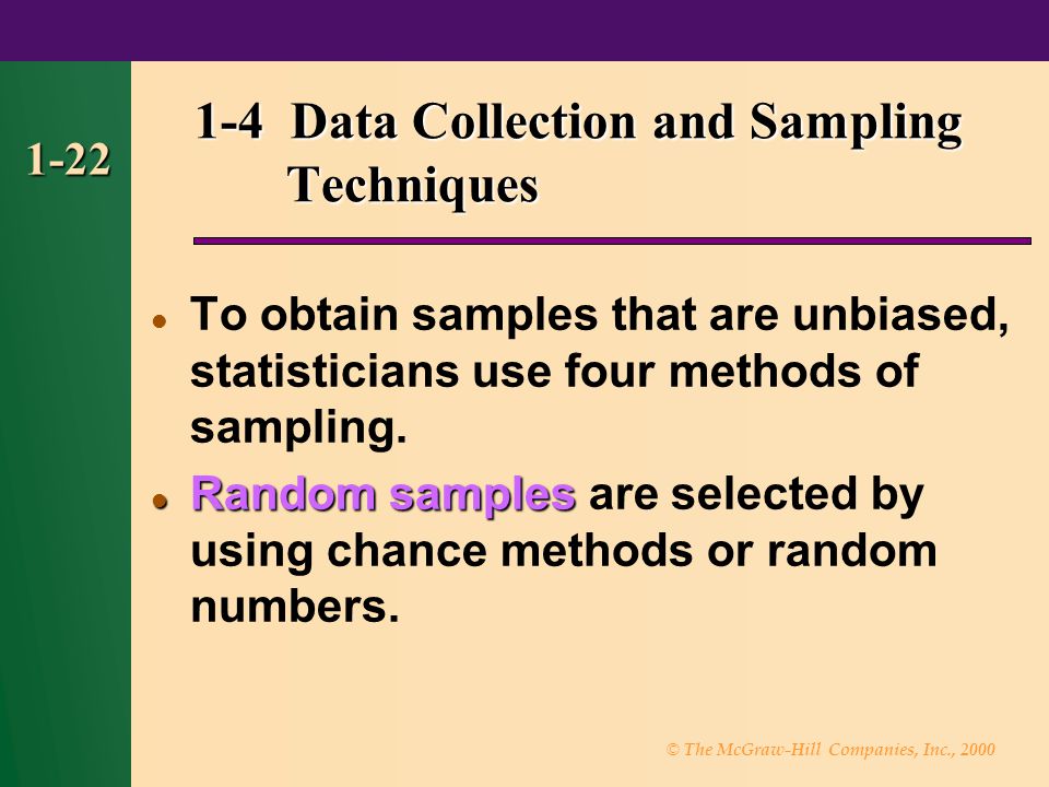 1-4 Data Collection and Sampling Techniques