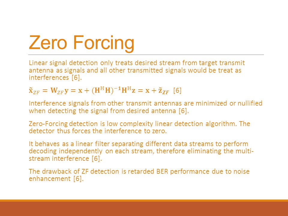 Zero Forcing