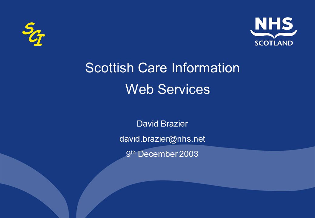Scottish Care Information Web Services