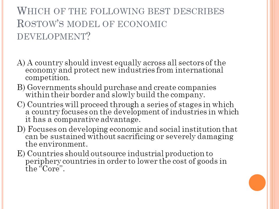 Industry And Economic Development Ppt Download