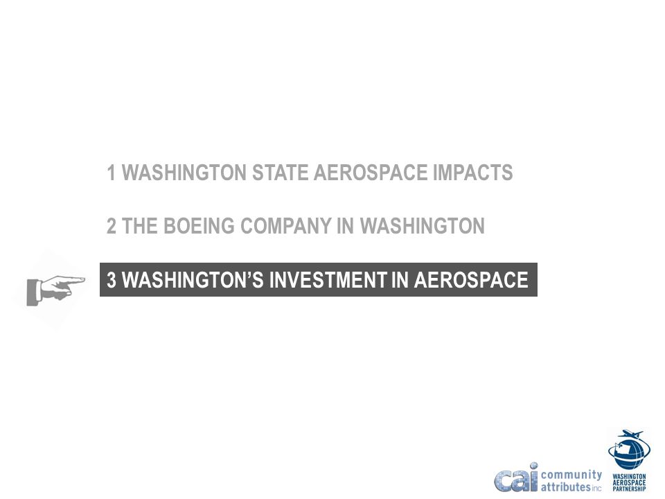 1 WASHINGTON STATE AEROSPACE IMPACTS