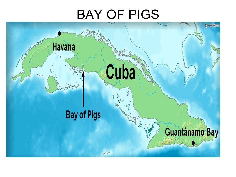 Залив свиней куба. Операция в заливе свиней 1961.
