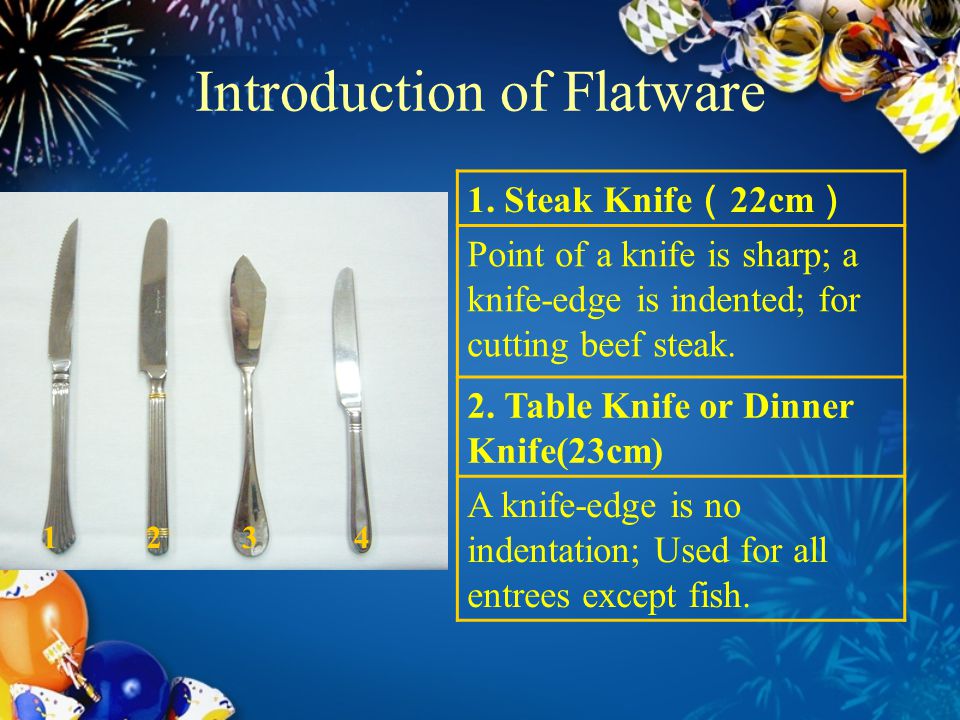 Introduction of Flatware