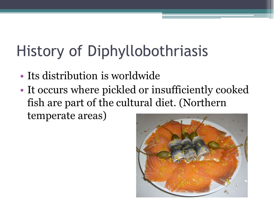 diphyllobothriasis diéta
