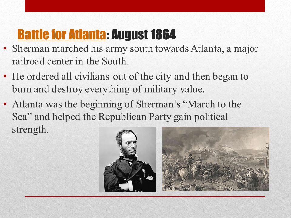 Battle for Atlanta: August 1864