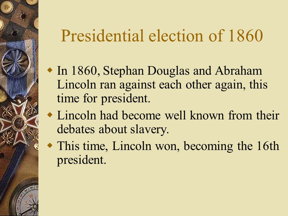 Presidential election of 1860