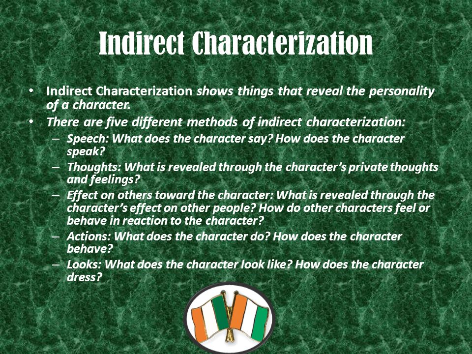 Indirect Characterization
