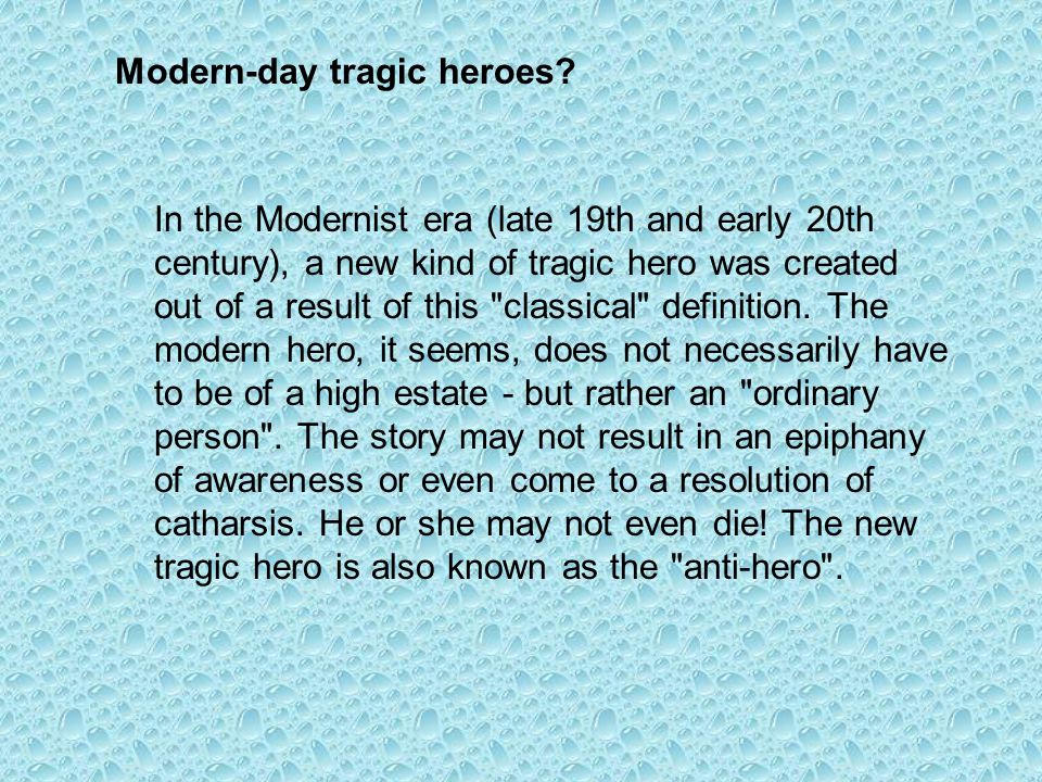 modern hero characteristics