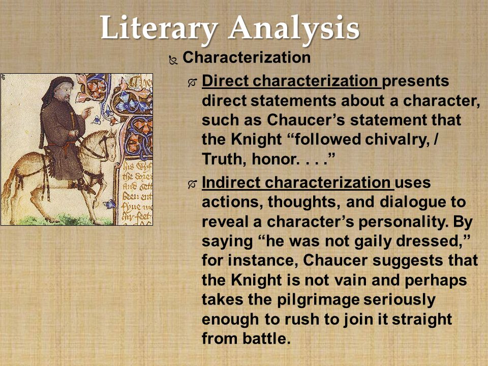 The Canterbury Tales By Geoffrey Chaucer Prologue Character Chart