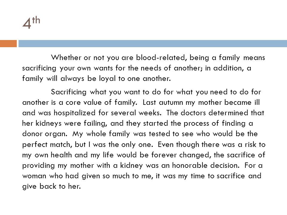 what does family mean to me essay