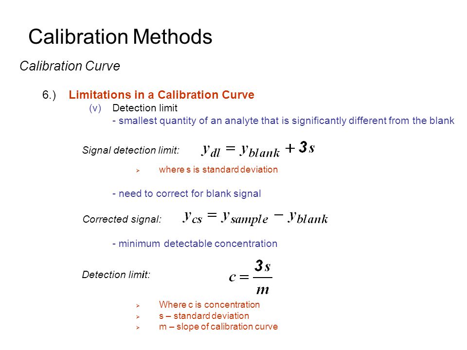 Calibration Methods Introduction - ppt video online download