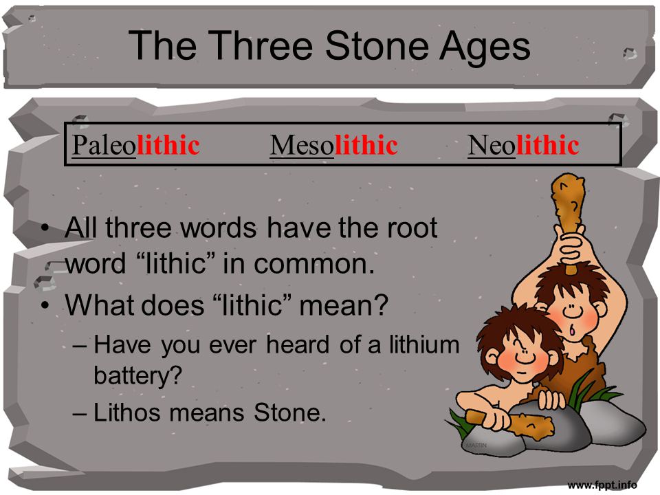 the stone age paleolithic