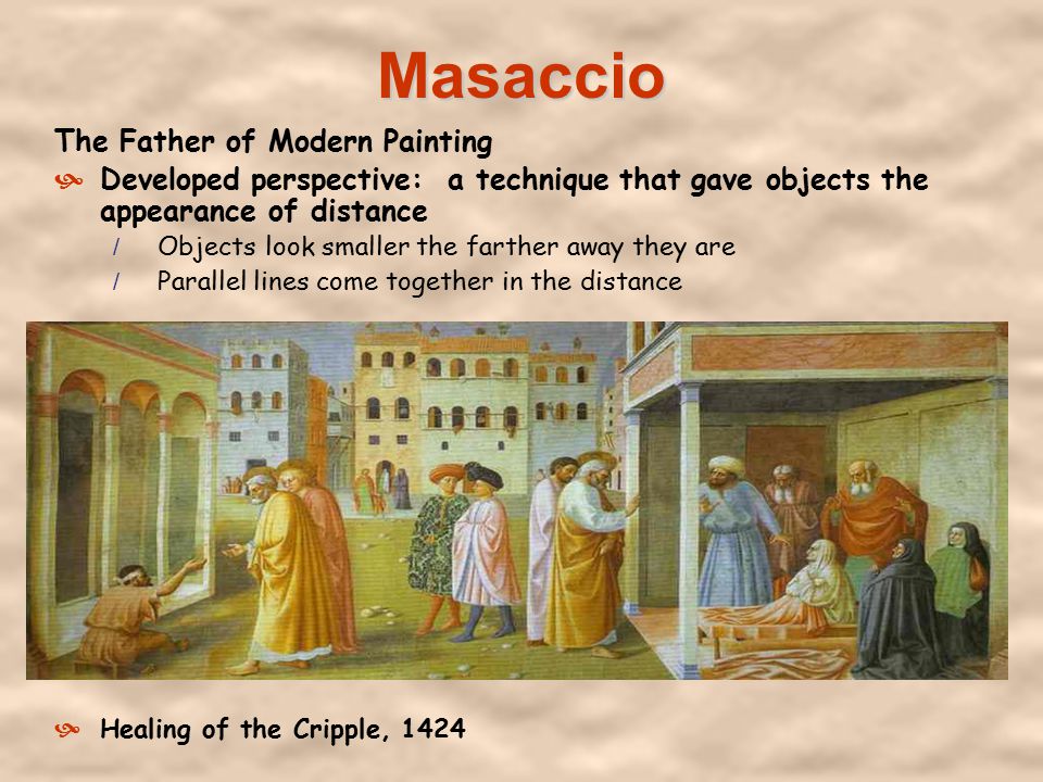 Masaccio The Father of Modern Painting