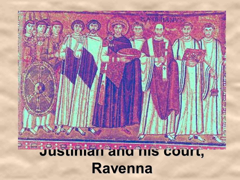 Justinian and his court, Ravenna