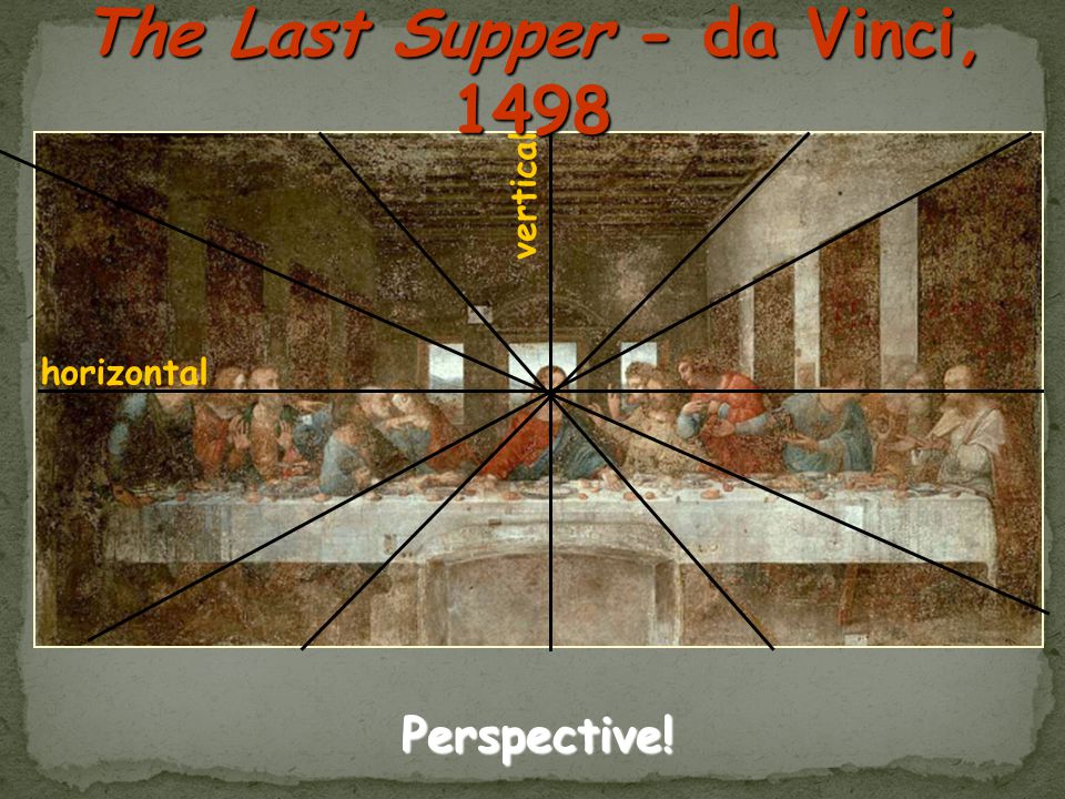 The Last Supper - da Vinci, 1498