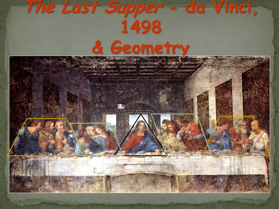 The Last Supper - da Vinci, 1498 & Geometry