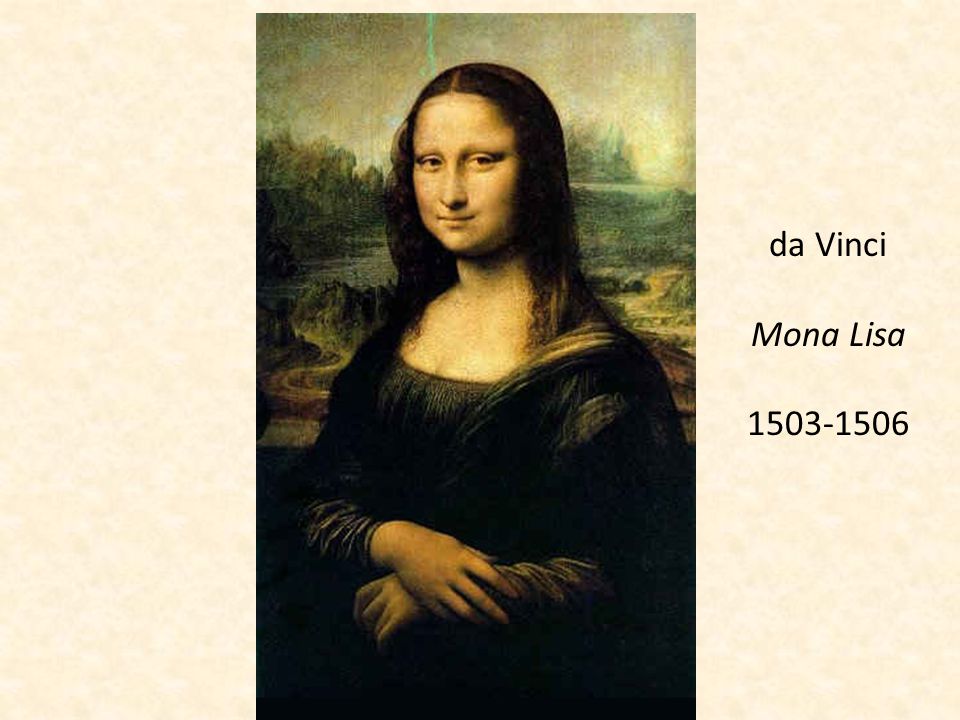 da Vinci Mona Lisa