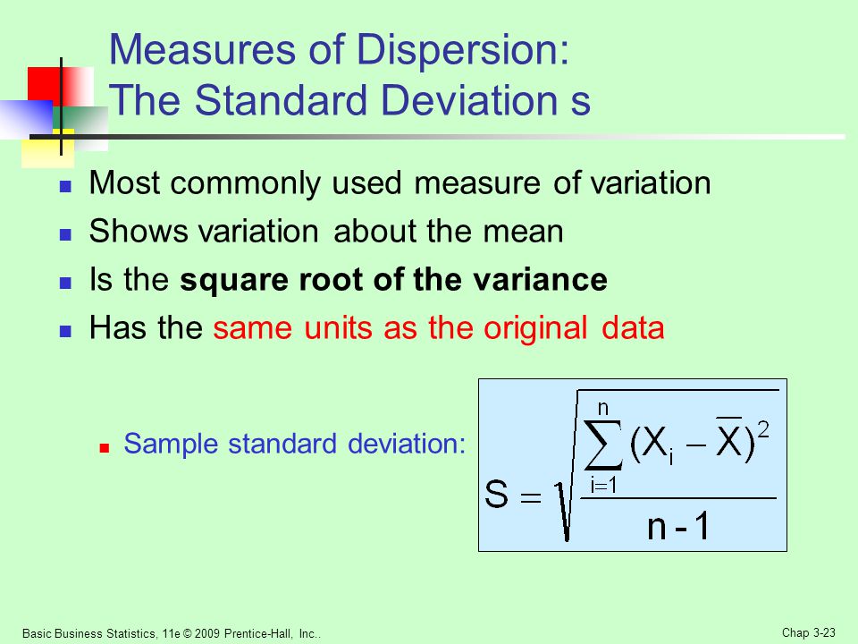 Measures of Dispersion - ppt video online download