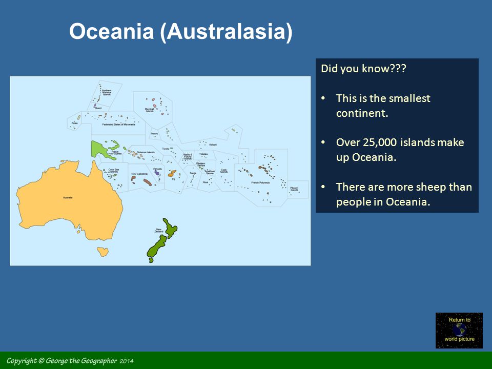 Oceania (Australasia)