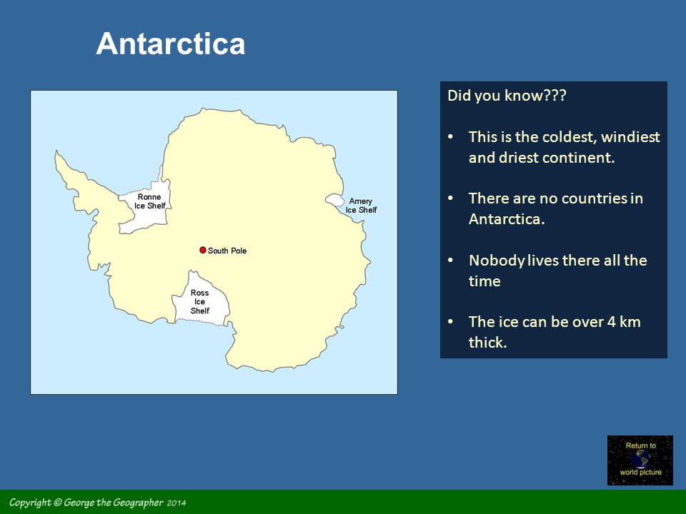 Antarctica Did you know