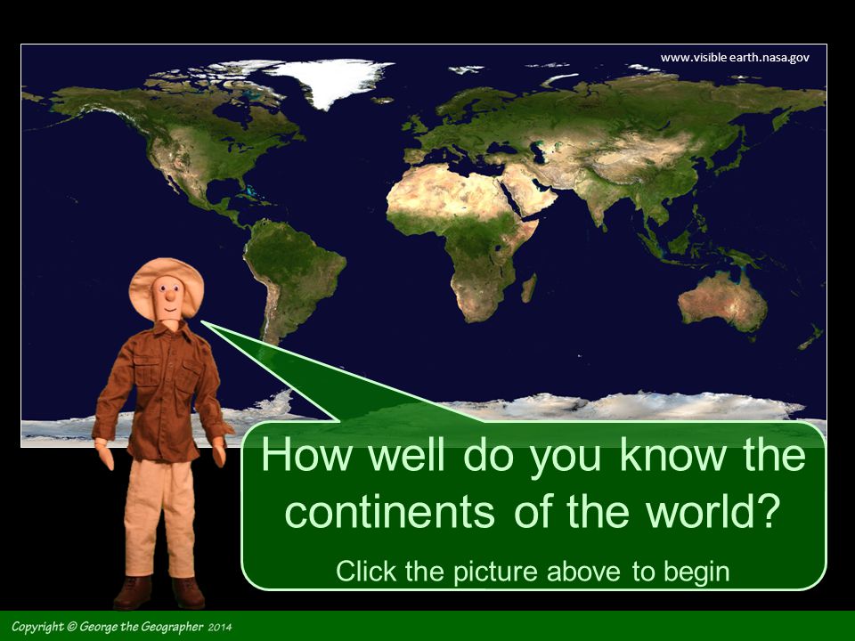 How well do you know the continents of the world