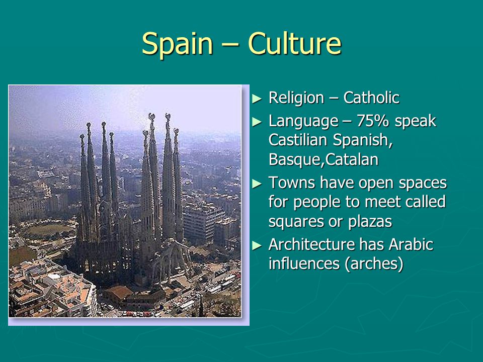 Spain – Culture Religion – Catholic