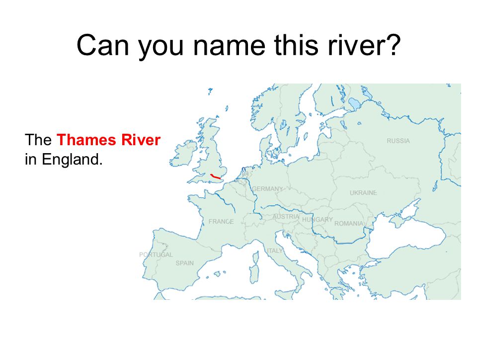 Can you name this river The Thames River in England.
