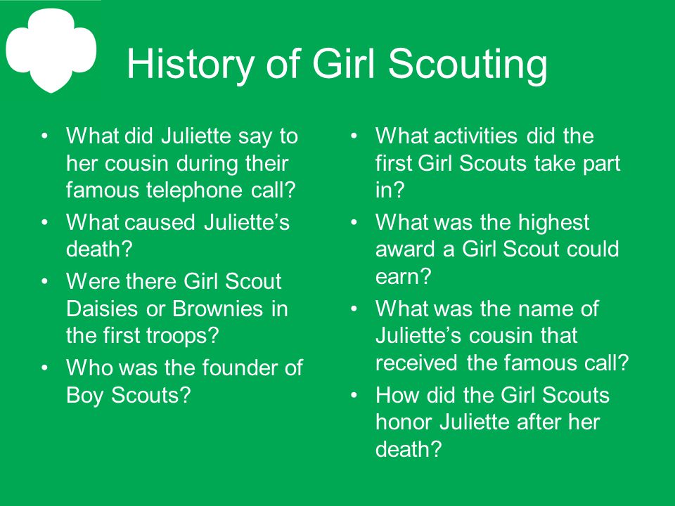 Presentation on theme: "Our Girl Scout Story The Girl Scout promise.&q...