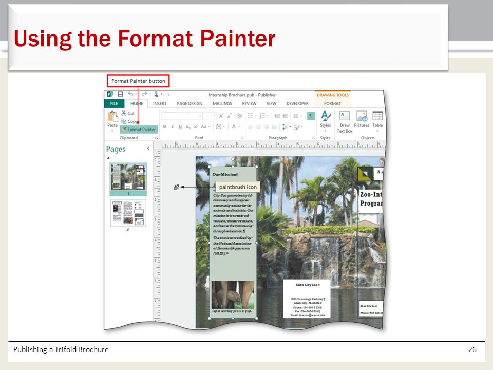 Using the Format Painter
