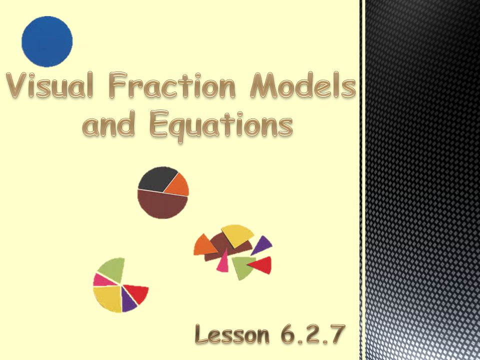 Visual Fraction Models