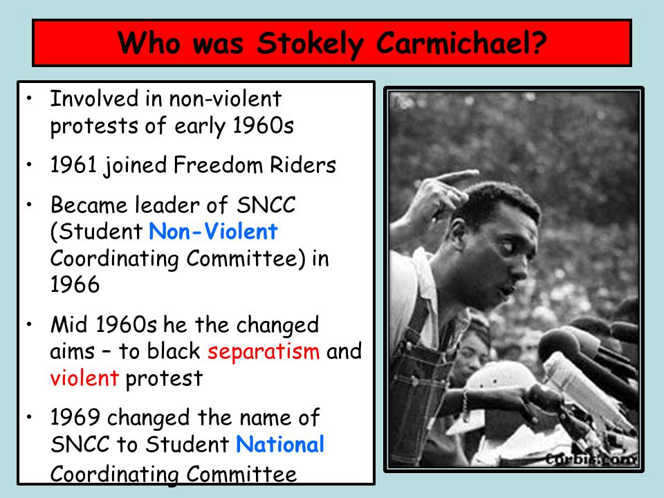 Who was Stokely Carmichael
