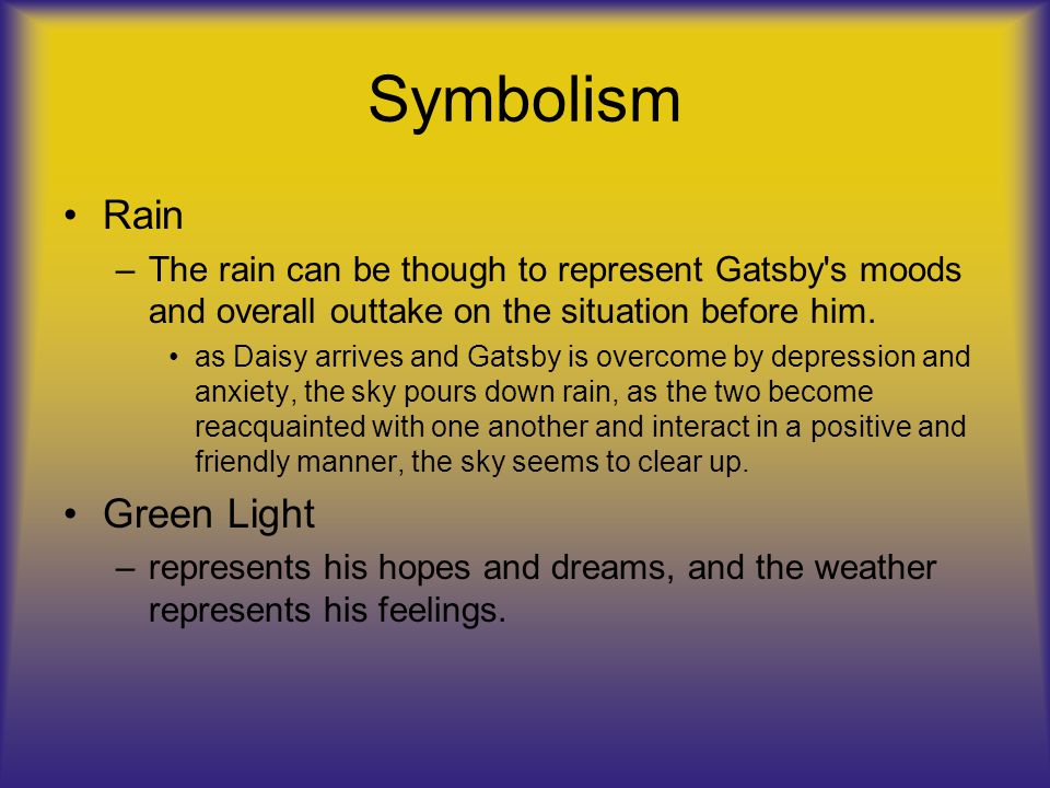 the green light in the great gatsby symbolism