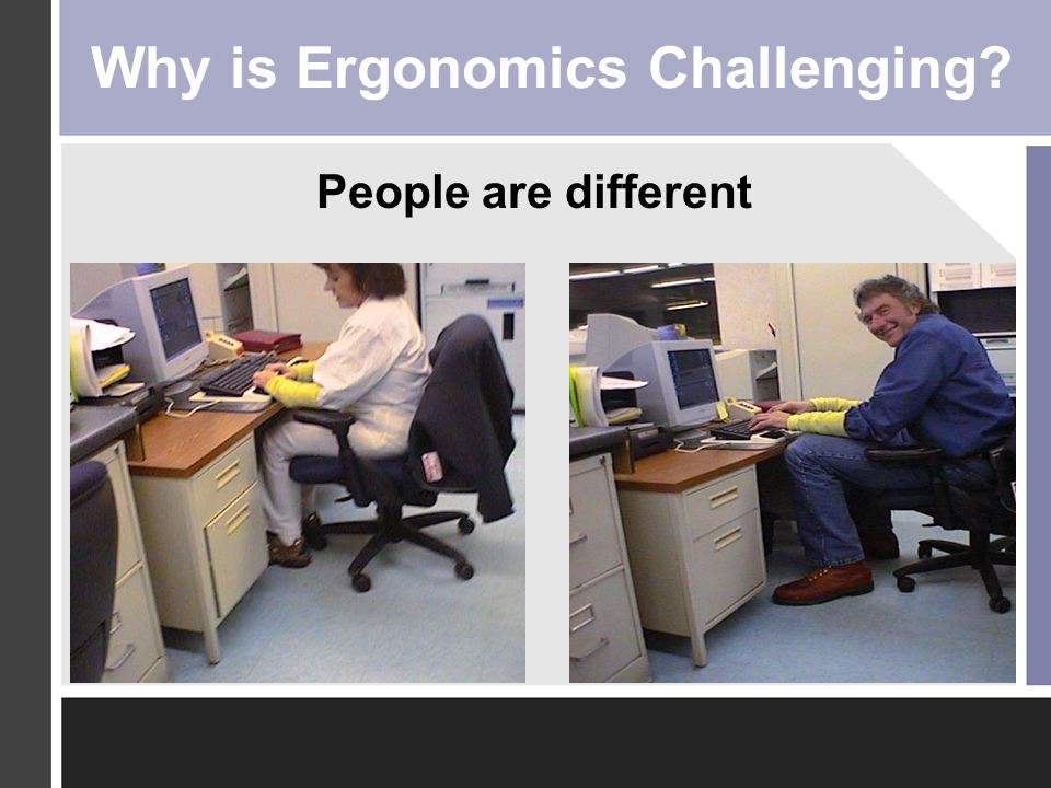 Why is Ergonomics Challenging