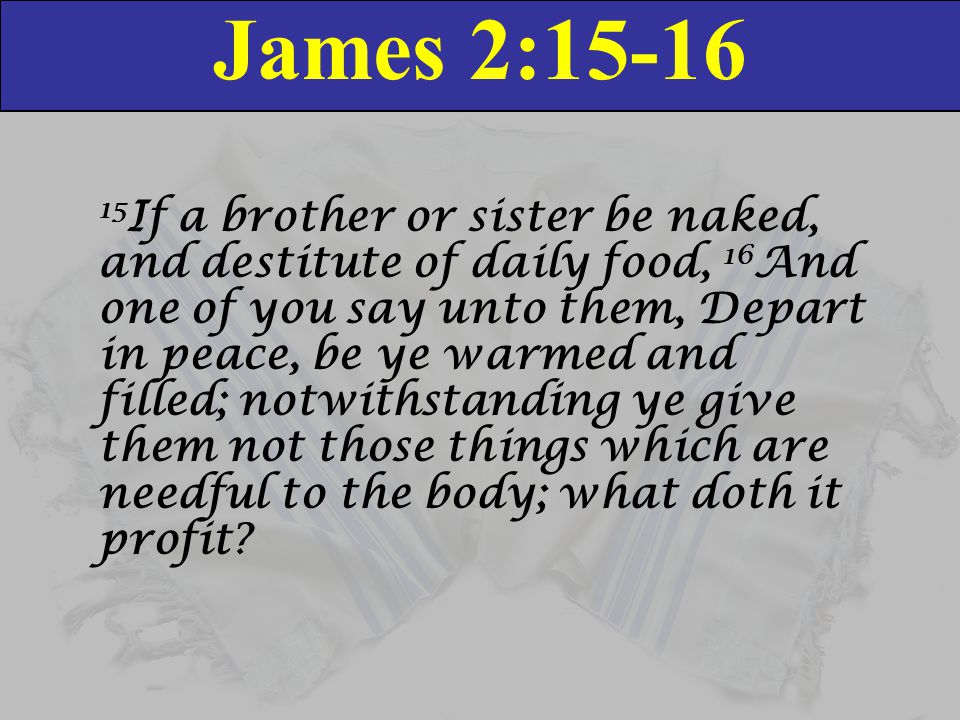 James 2:15-16